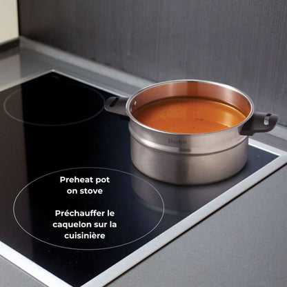 🍽️ 3-in-1 Fondue Set – Magnetic Fork Guide (19 Pieces)
