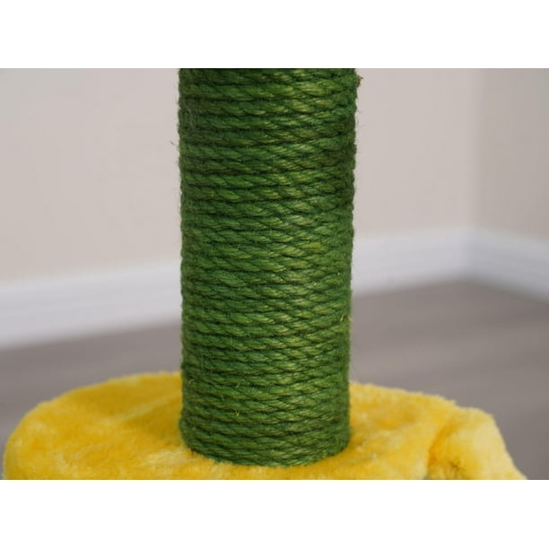 🌻 Vibrant Life Sunflower Cat Scratching Post – 24" with Interactive Bee Toy