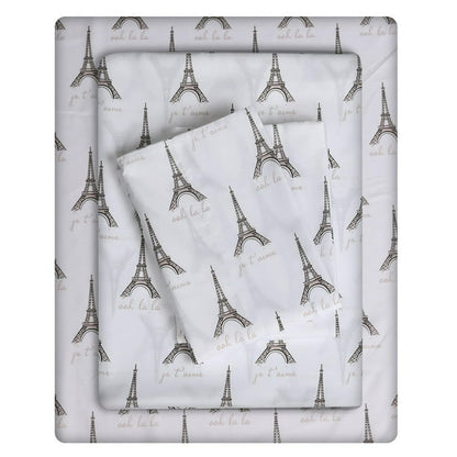 Mainstays Soft, Easy Care, Microfiber Sheet Set – Printed (Twin)