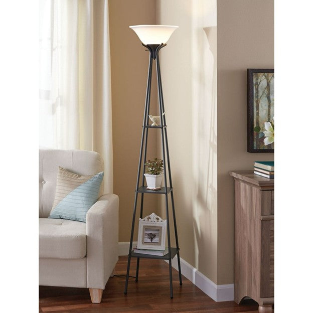 🖤 Hometrends 69" Black Floor Lamp – Sleek & Functional Lighting Solution