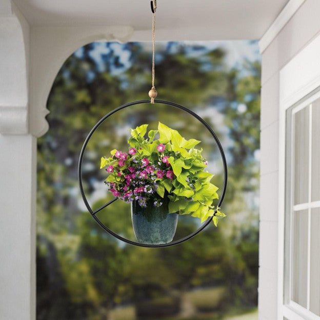 🌿 Hometrends 16" Single Planter Hanger – Elevate Your Greenery with Style