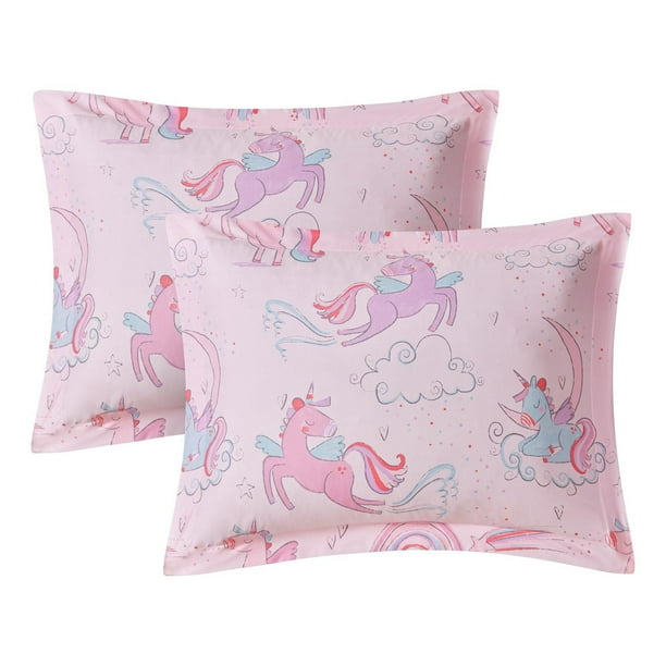 🦄 Mainstays Kids Pink Unicorn Bed in a Bag (Twin)