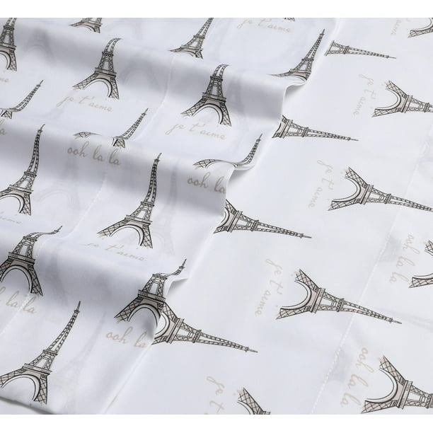 Mainstays Soft, Easy Care, Microfiber Sheet Set – Printed (Twin)